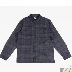 Whim Golf Tartan Caddie Jacket in Waxed Blackwatch